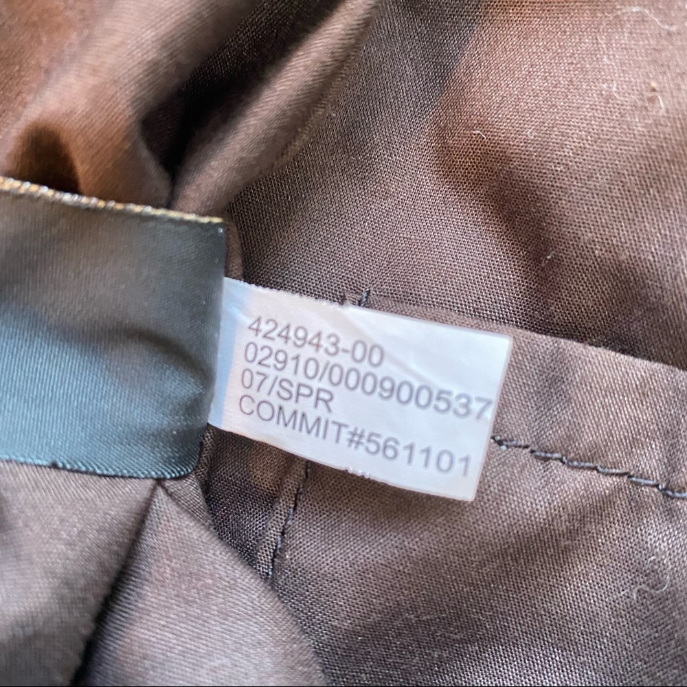 Banana Republic Factory Brown Leather Hobo Bag with Tassel - Picture 4 of 6